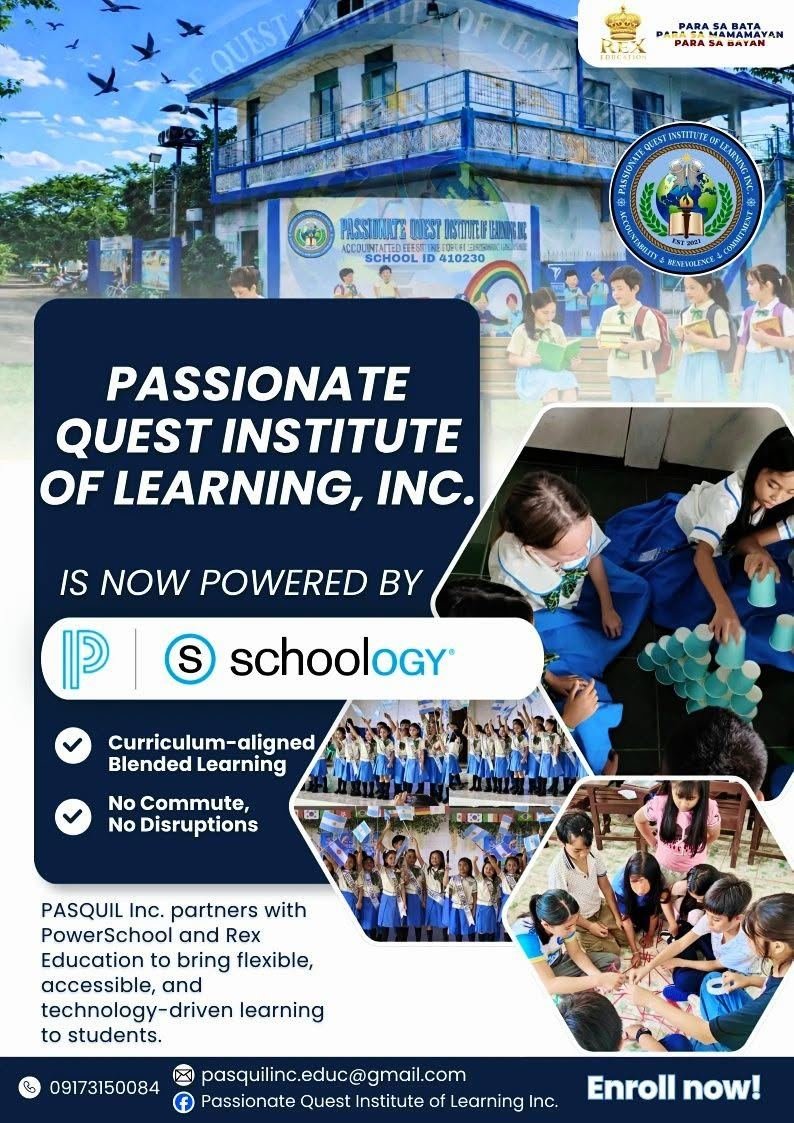 β¨ PASSIONATE QUEST INSTITUTE OF LEARNING INC. β¨